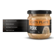 Cats Plate Pork karma z wieprzowiną mało fosforu dla kota z chorobą nerek.webp