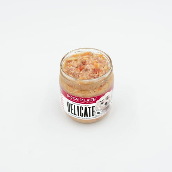 Dogs Plate Delicate — skład karmy mokrej z mięsa króliczego marchew buraki ziemniaki olej omega-3