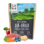 SANA Air-Dried Horse Menu — karma suszona na powietrzu konina 80% mięsa bez ekstruzji bez sztucznych witamin