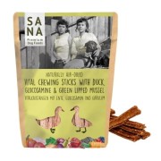 Sanadog Vital Chewing Sticks Duck Glucosamine woreczek gryzak na stawy dla psa z kaczką 150g