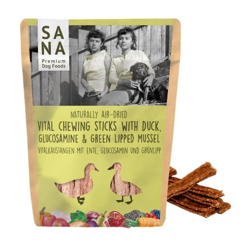 Sanadog Vital Chewing Sticks Duck Glucosamine woreczek gryzak na stawy dla psa z kaczką 150g