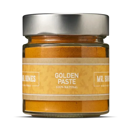 Mr. Bones Golden Paste złota pasta z kurkumą dla psa w proszku — słoik