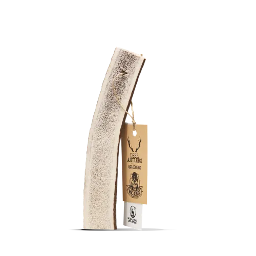 Mr. Bones Split Deer Antler — poroże jelenia połówkowe M, wapń fosfor magnez, najtwardszy naturalny gryzak dentystyczny dla psa