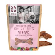 Sanadog Slice Filet konina z gruszką suszony powietrzem dla psa 100 g.jpg