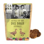 Sanadog Duck Burger burger z kaczki przysmak dla psa 100 g — opakowanie przód.jpg