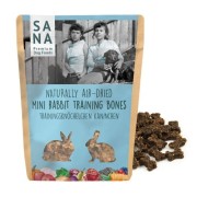 Sanadog Mini Rabbit Training Bones kostki treningowe krolik 100g przód opakowania