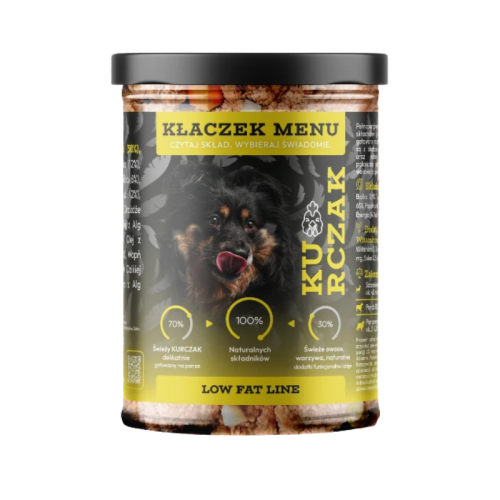 Szklany-sloik-karmy-mokrej-Klaczek-Menu-Kurczak-400g-—-piers-z-kurczaka,-niski-tluszcz,-dla-psa (3).png