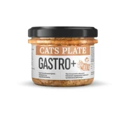 Cats Plate Vet Gastro+ 180 g karma weterynaryjna dla kota słoik przód.webp